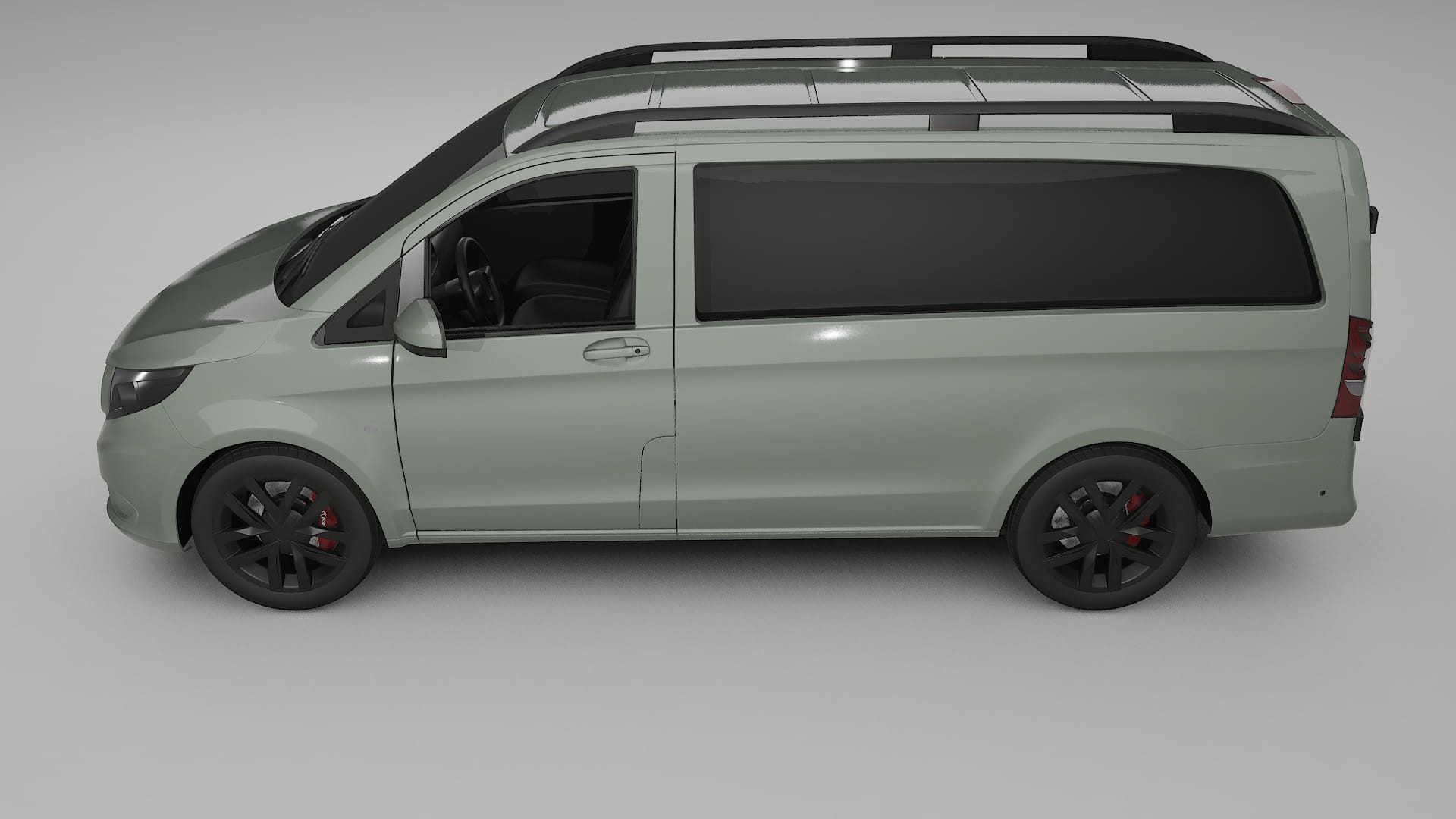 Mercedes Vito Short W447 prefacelift pre LCI TPU Lackskyddsfilm | SLATE Färgskiftande PPF – Komplett Förskuret Kit
