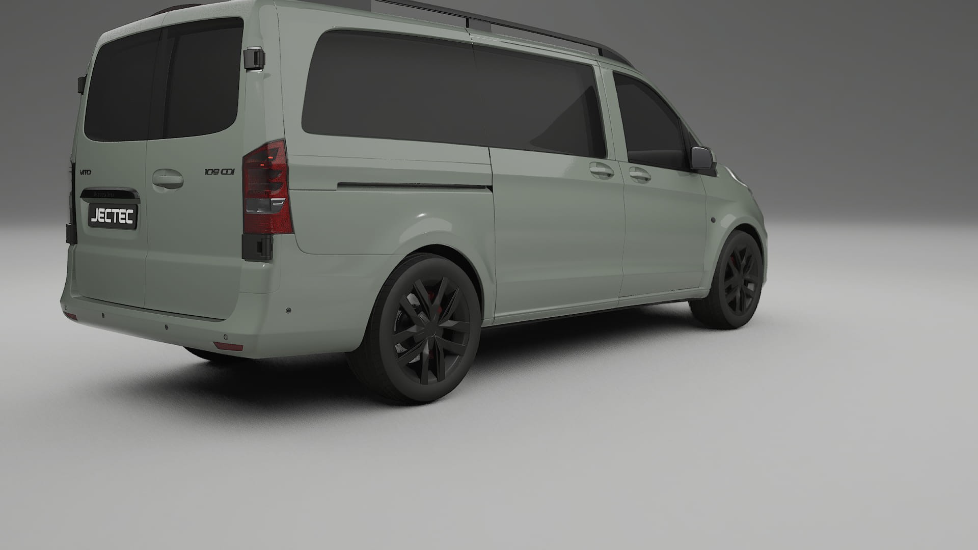 Mercedes Vito Short W447 prefacelift pre LCI TPU Lackskyddsfilm | SLATE Färgskiftande PPF – Komplett Förskuret Kit