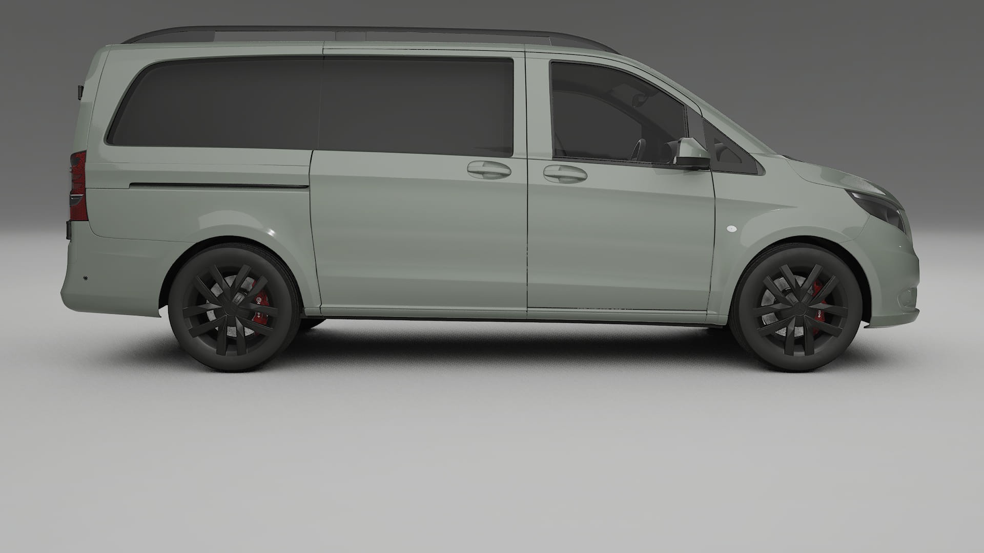 Mercedes Vito Short W447 prefacelift pre LCI TPU Lackskyddsfilm | SLATE Färgskiftande PPF – Komplett Förskuret Kit