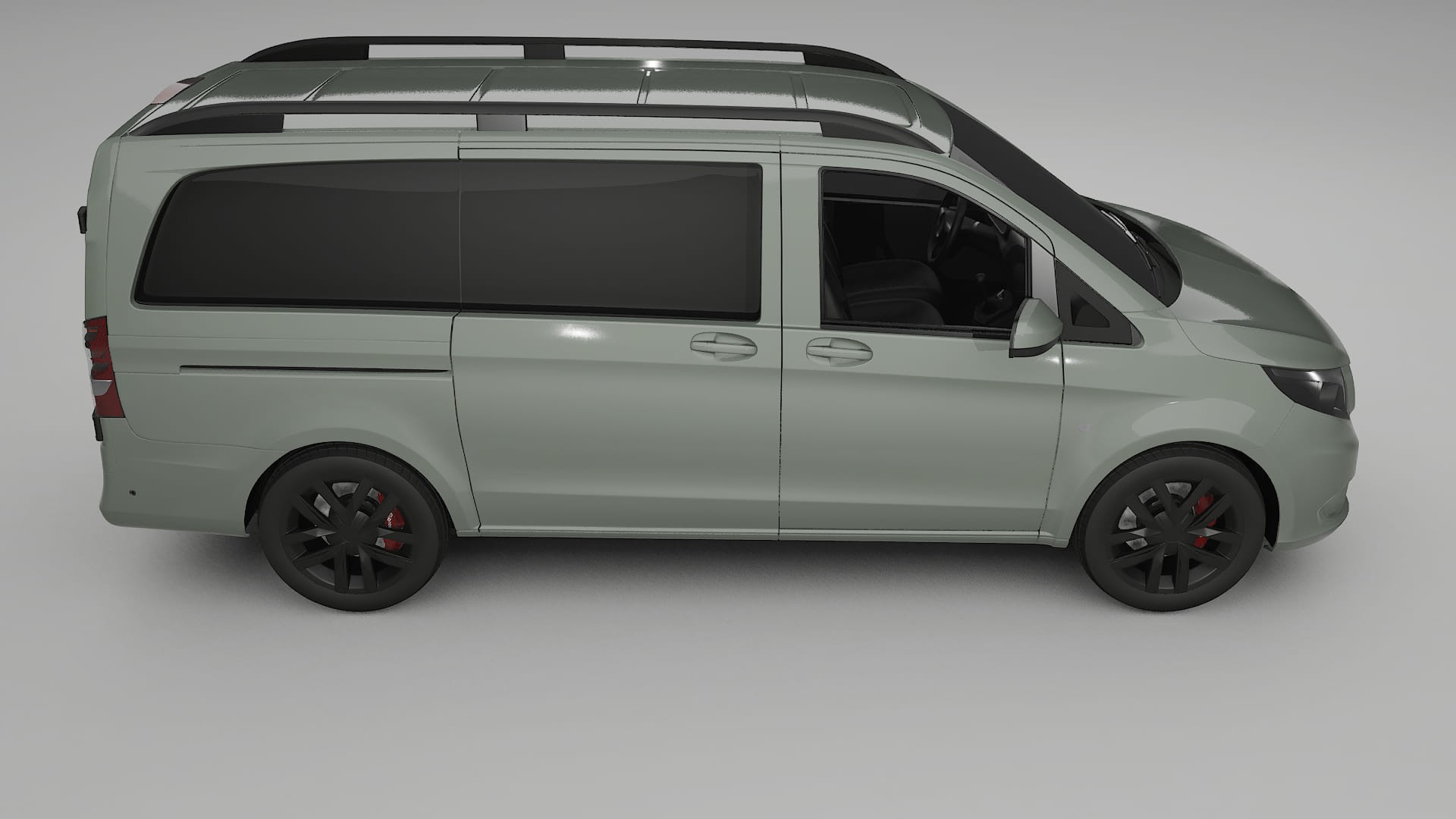 Mercedes Vito Short W447 prefacelift pre LCI TPU Lackskyddsfilm | SLATE Färgskiftande PPF – Komplett Förskuret Kit