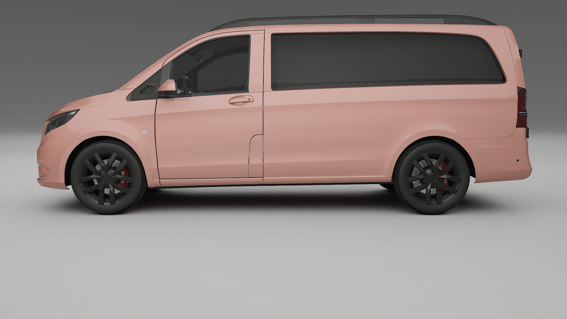 Mercedes Vito Short W447 prefacelift pre LCI TPU Lackskyddsfilm | BLUSH Färgskiftande PPF – Komplett Förskuret Kit