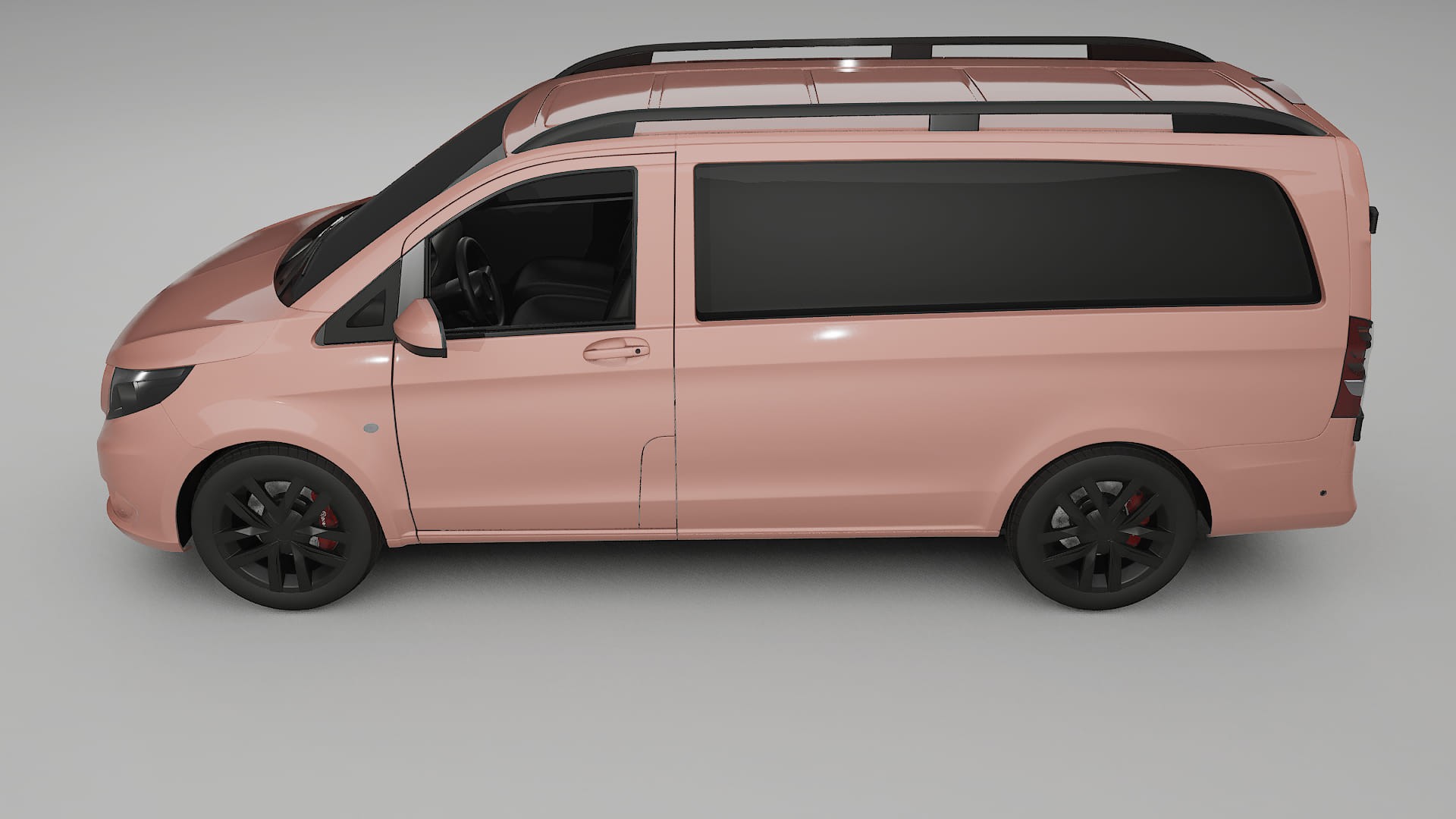 Mercedes Vito Short W447 prefacelift pre LCI TPU Lackskyddsfilm | BLUSH Färgskiftande PPF – Komplett Förskuret Kit