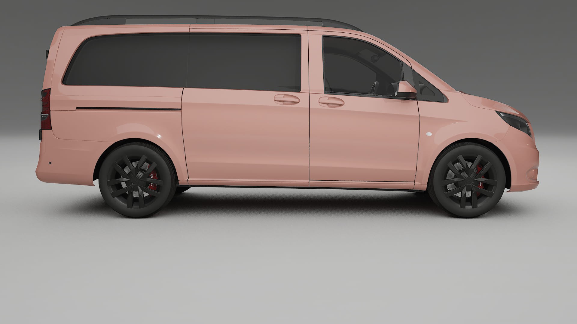 Mercedes Vito Short W447 prefacelift pre LCI TPU Lackskyddsfilm | BLUSH Färgskiftande PPF – Komplett Förskuret Kit