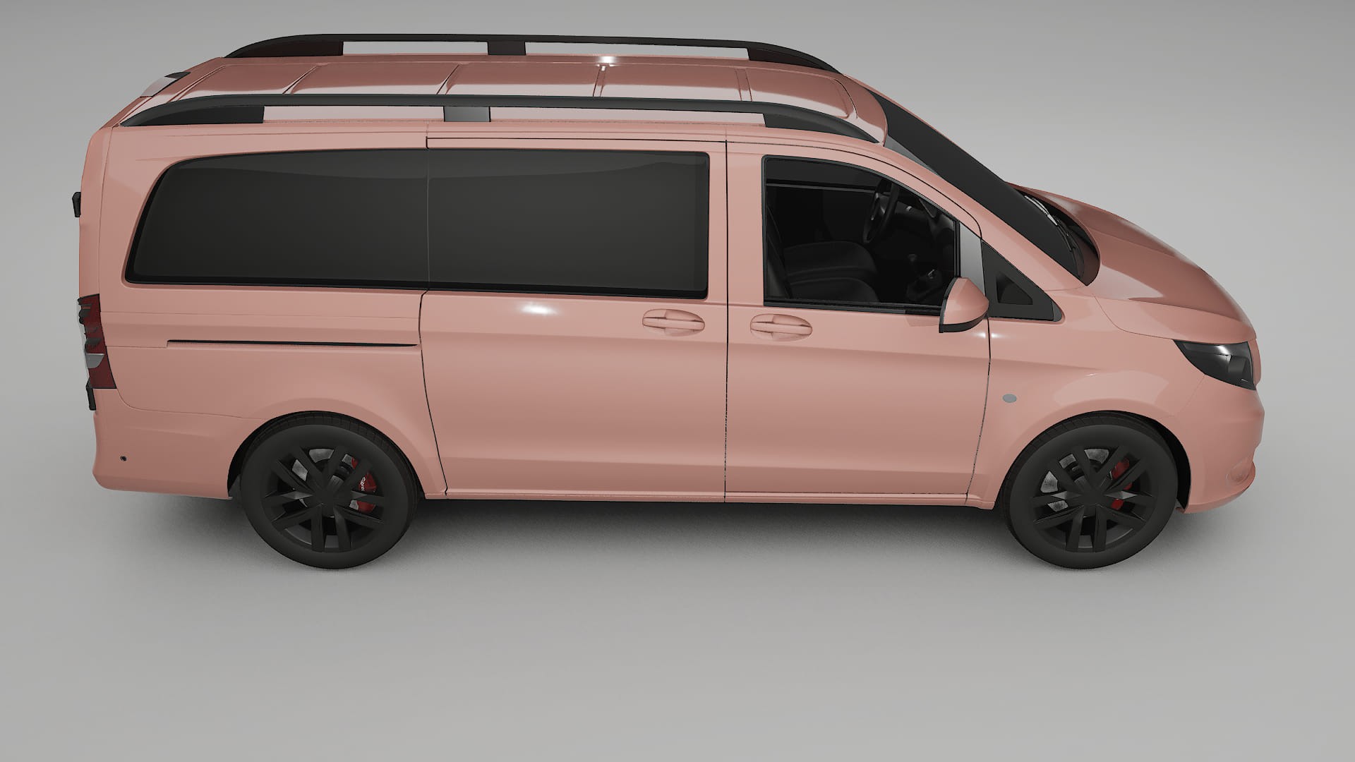Mercedes Vito Short W447 prefacelift pre LCI TPU Lackskyddsfilm | BLUSH Färgskiftande PPF – Komplett Förskuret Kit