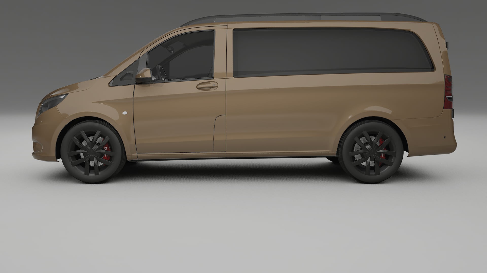 Mercedes Vito Short W447 prefacelift pre LCI TPU Lackskyddsfilm | SAHARA Färgskiftande PPF – Komplett Förskuret Kit