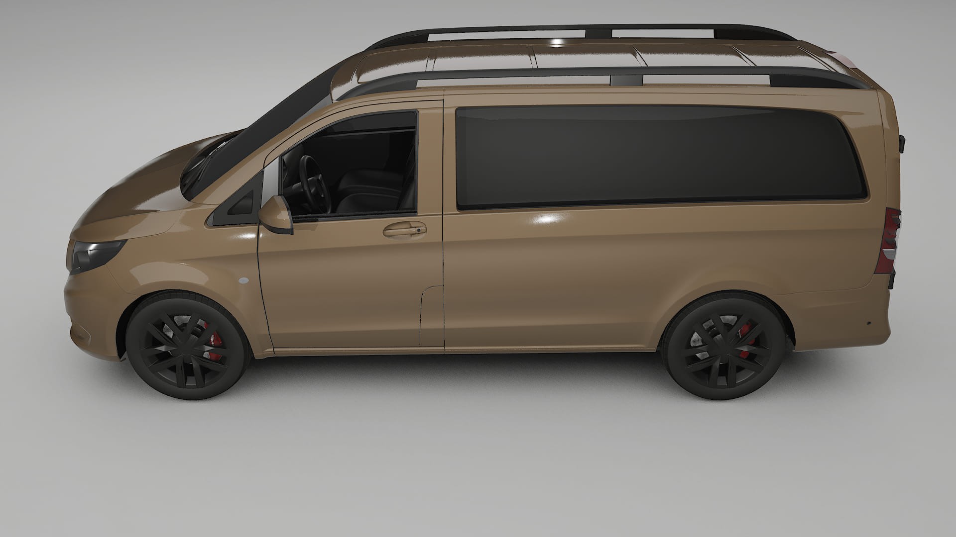 Mercedes Vito Short W447 prefacelift pre LCI TPU Lackskyddsfilm | SAHARA Färgskiftande PPF – Komplett Förskuret Kit