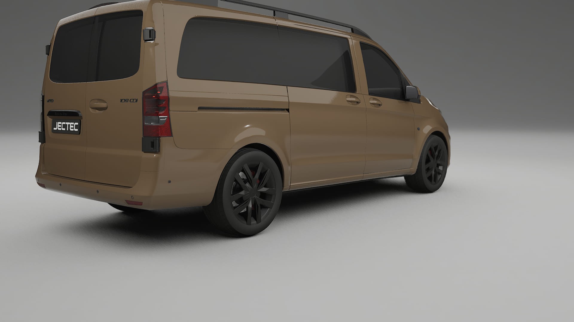 Mercedes Vito Short W447 prefacelift pre LCI TPU Lackskyddsfilm | SAHARA Färgskiftande PPF – Komplett Förskuret Kit