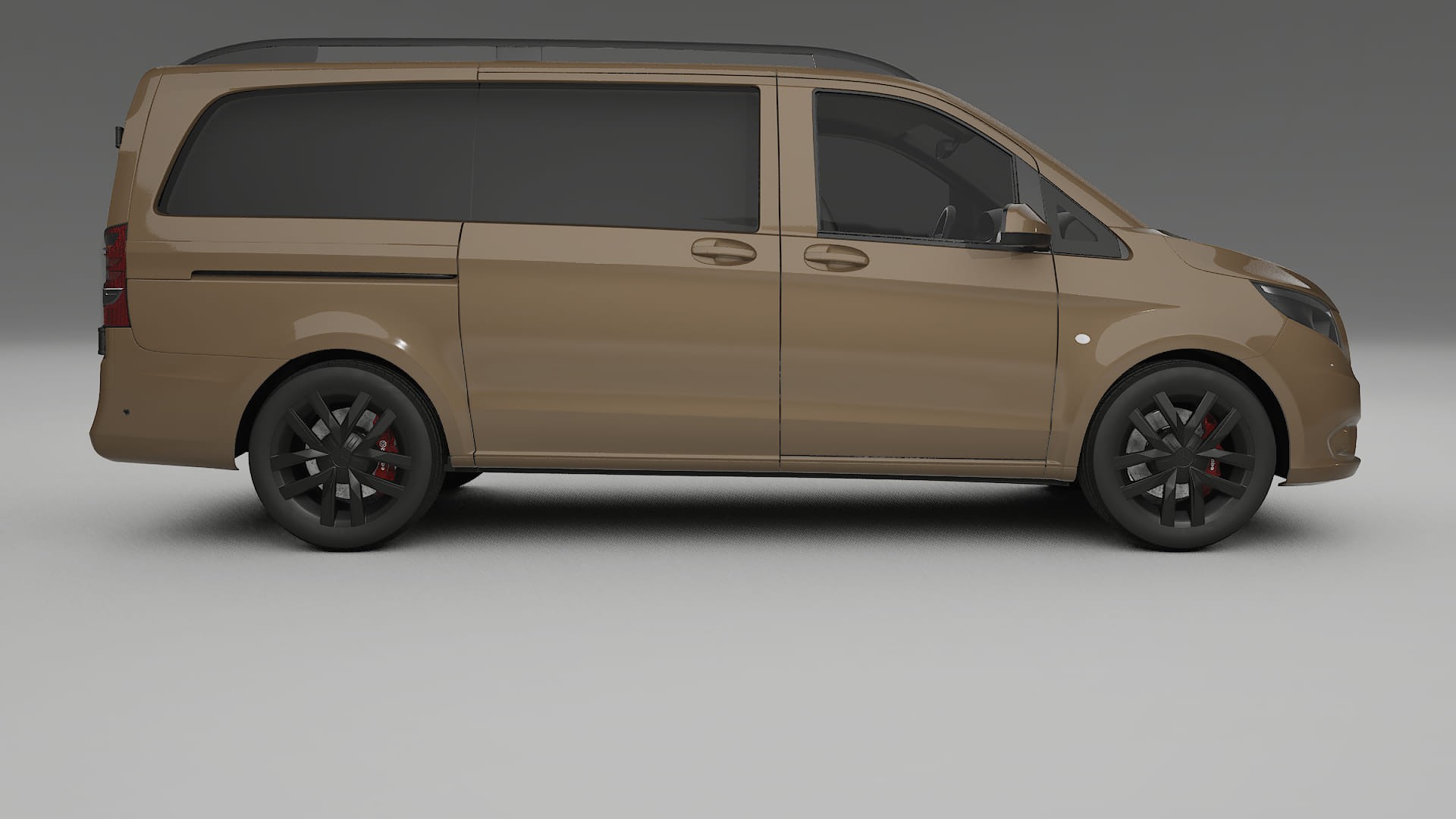 Mercedes Vito Short W447 prefacelift pre LCI TPU Lackskyddsfilm | SAHARA Färgskiftande PPF – Komplett Förskuret Kit