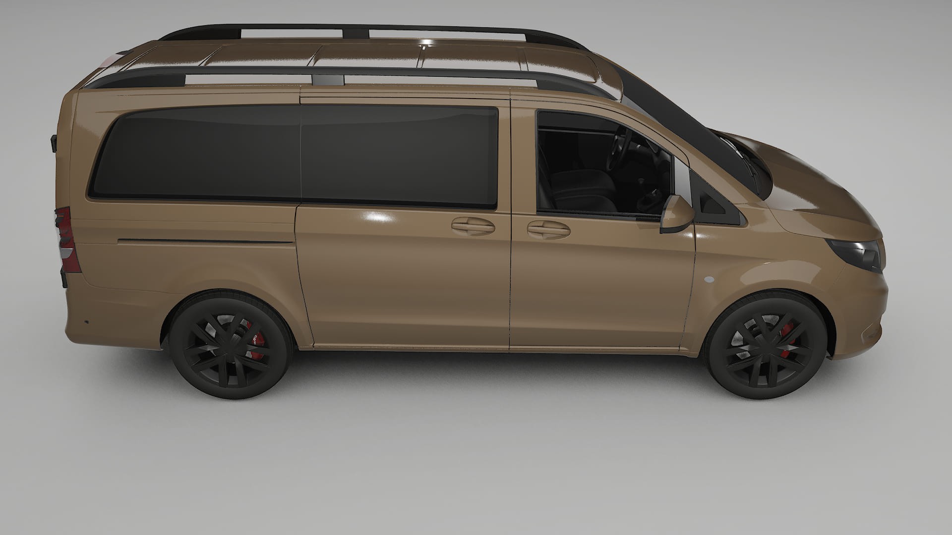 Mercedes Vito Short W447 prefacelift pre LCI TPU Lackskyddsfilm | SAHARA Färgskiftande PPF – Komplett Förskuret Kit