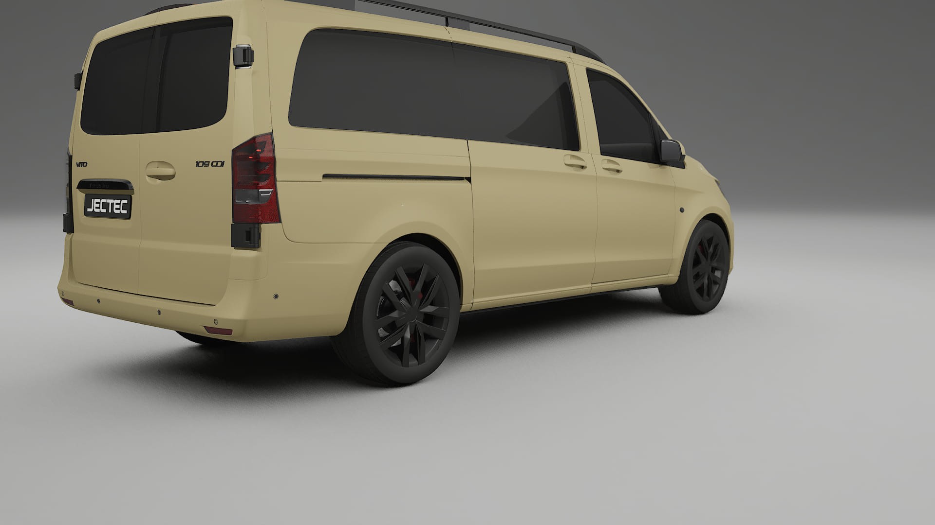Mercedes Vito Short W447 prefacelift pre LCI TPU Lackskyddsfilm | SAND Färgskiftande PPF – Komplett Förskuret Kit