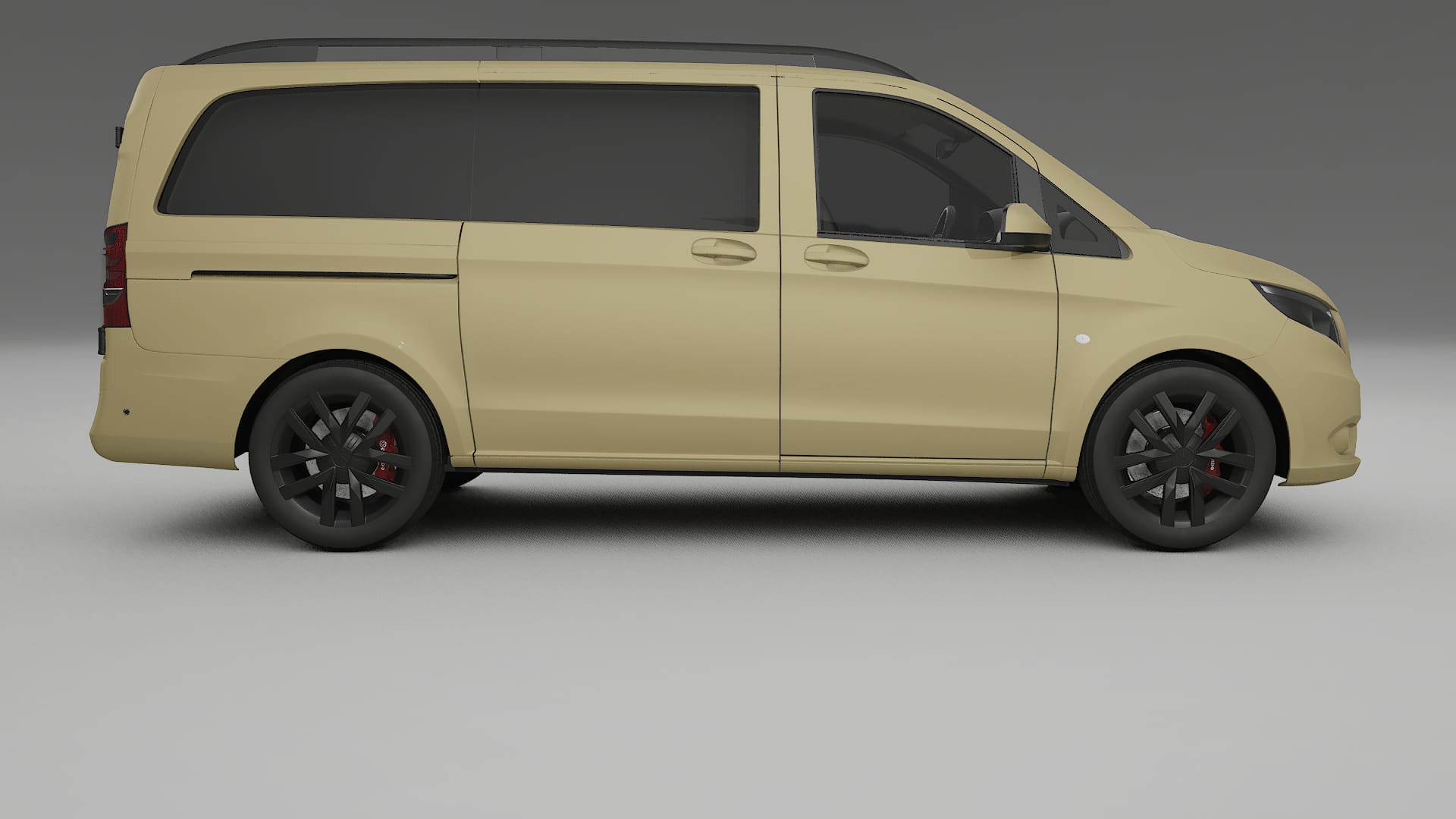 Mercedes Vito Short W447 prefacelift pre LCI TPU Lackskyddsfilm | SAND Färgskiftande PPF – Komplett Förskuret Kit