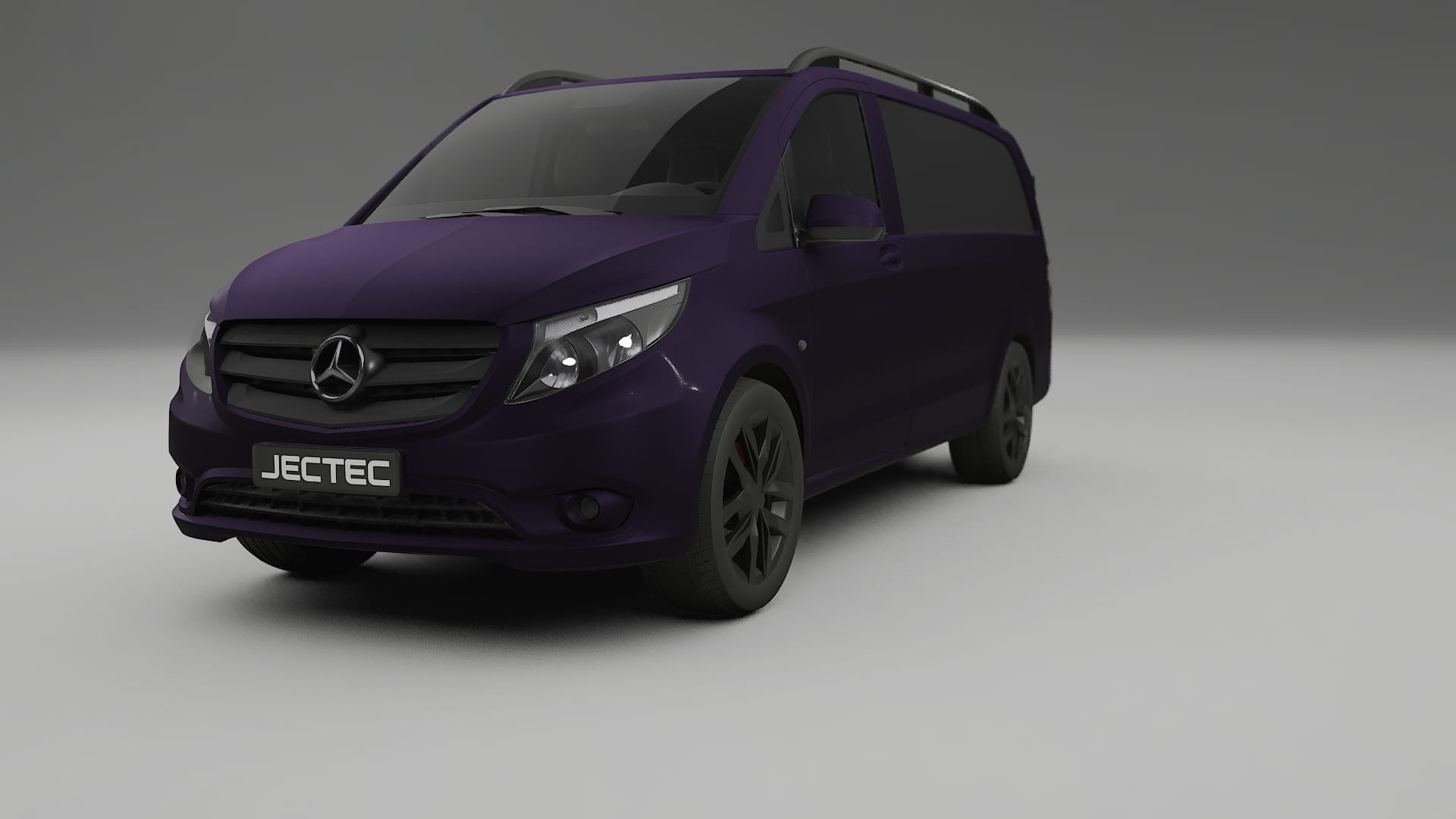 Mercedes Vito Short W447 prefacelift pre LCI TPU Lackskyddsfilm | VIOLET Färgskiftande PPF – Komplett Förskuret Kit