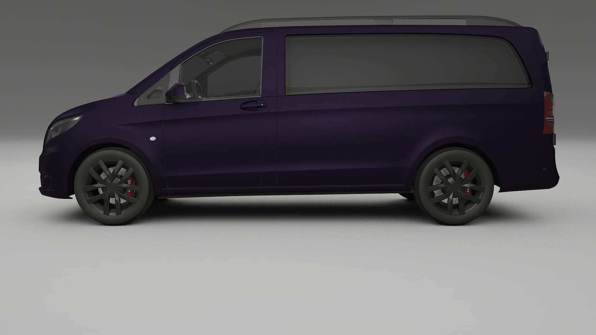 Mercedes Vito Short W447 prefacelift pre LCI TPU Lackskyddsfilm | VIOLET Färgskiftande PPF – Komplett Förskuret Kit
