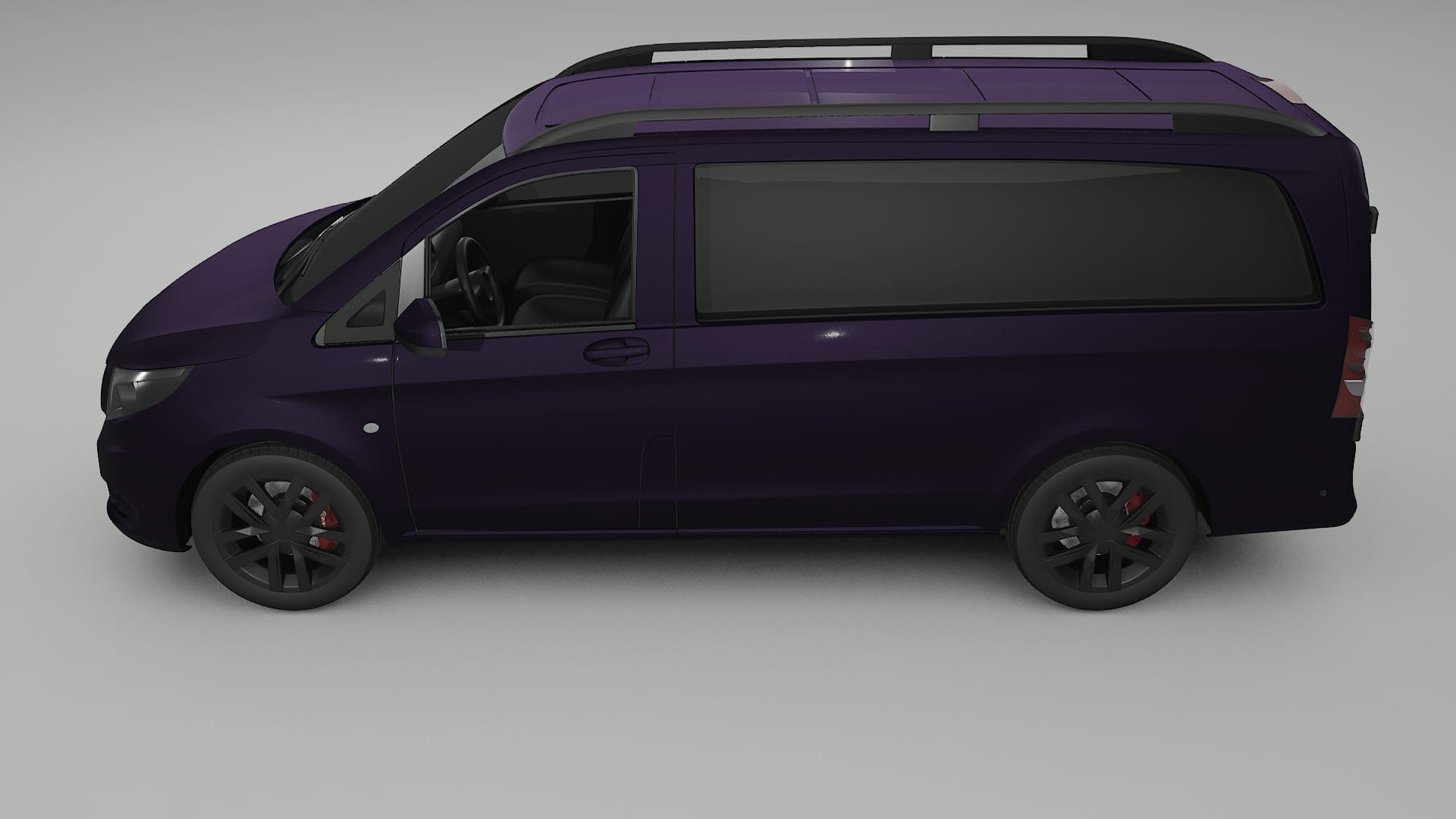 Mercedes Vito Short W447 prefacelift pre LCI TPU Lackskyddsfilm | VIOLET Färgskiftande PPF – Komplett Förskuret Kit