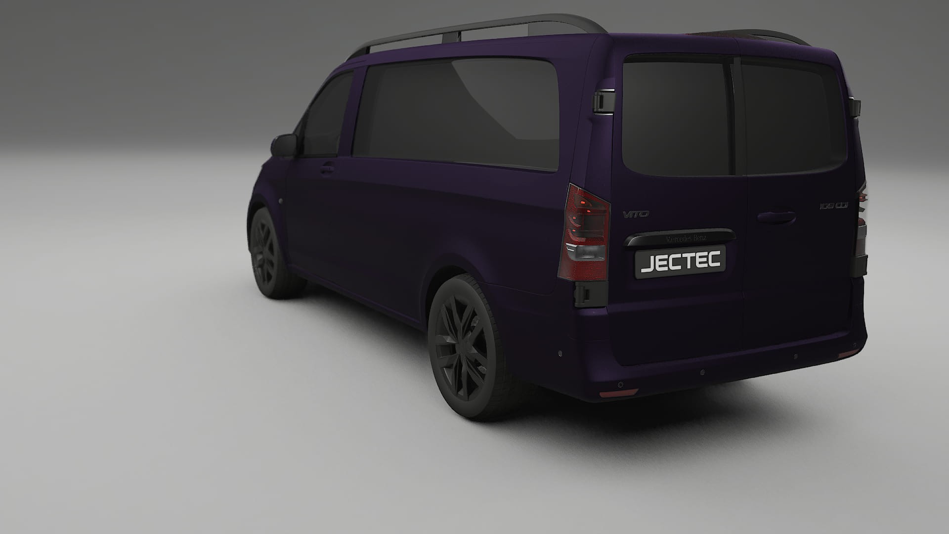 Mercedes Vito Short W447 prefacelift pre LCI TPU Lackskyddsfilm | VIOLET Färgskiftande PPF – Komplett Förskuret Kit