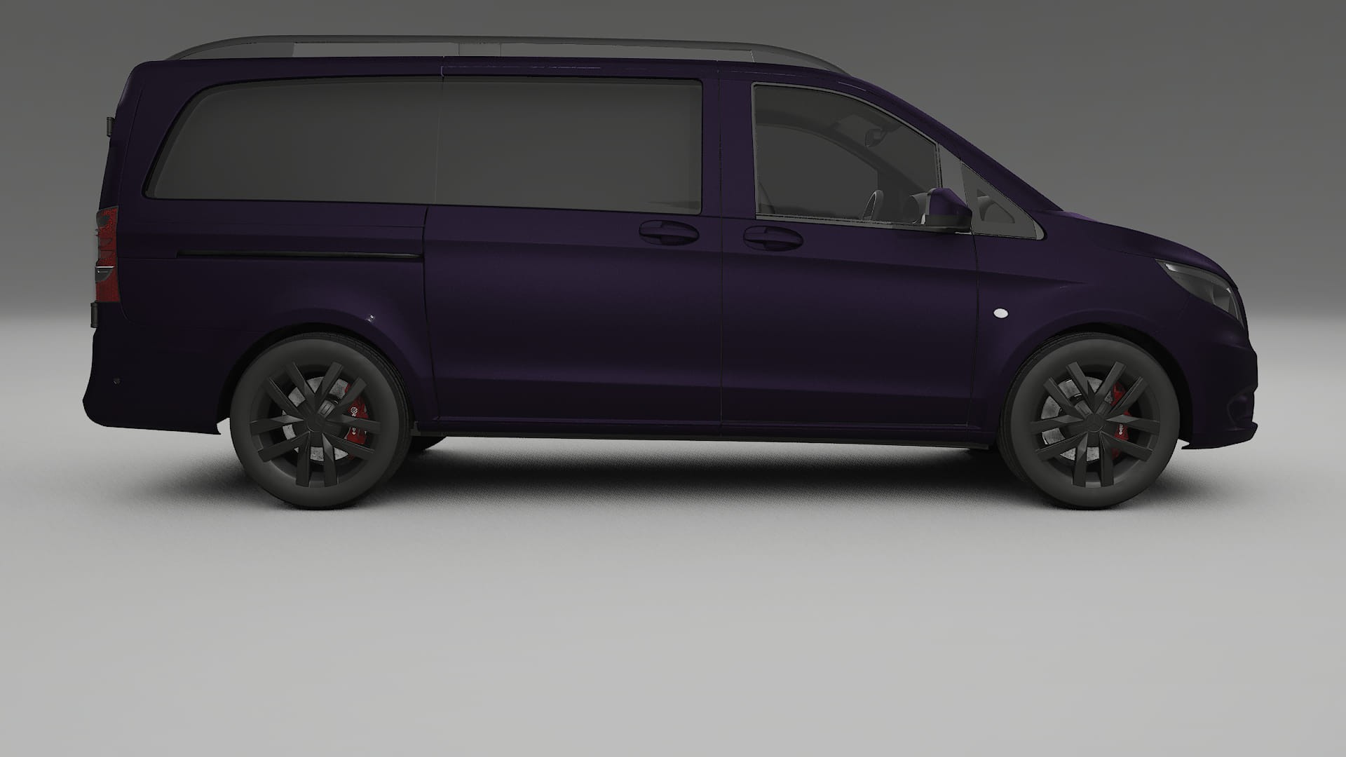 Mercedes Vito Short W447 prefacelift pre LCI TPU Lackskyddsfilm | VIOLET Färgskiftande PPF – Komplett Förskuret Kit