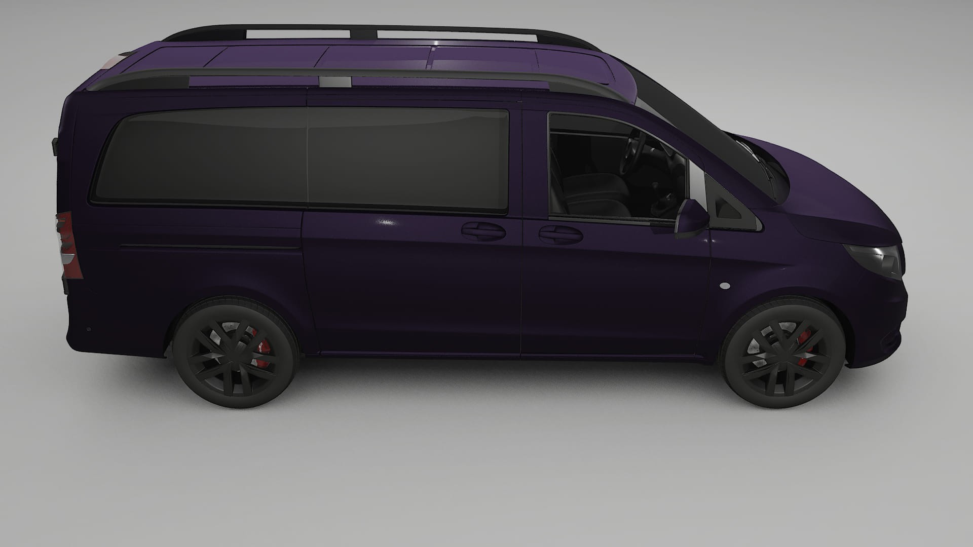 Mercedes Vito Short W447 prefacelift pre LCI TPU Lackskyddsfilm | VIOLET Färgskiftande PPF – Komplett Förskuret Kit