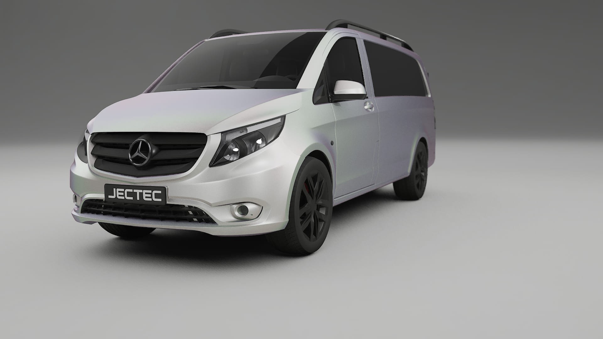 Mercedes Vito Short W447 prefacelift pre LCI TPU Lackskyddsfilm | NEBULA Färgskiftande PPF – Komplett Förskuret Kit