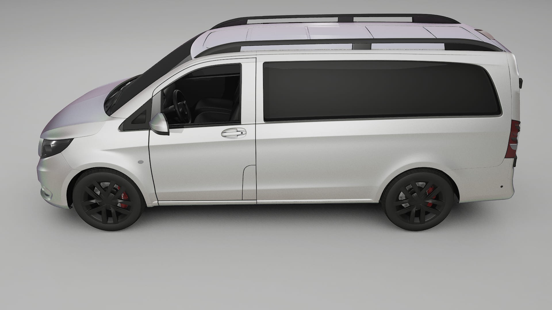 Mercedes Vito Short W447 prefacelift pre LCI TPU Lackskyddsfilm | NEBULA Färgskiftande PPF – Komplett Förskuret Kit