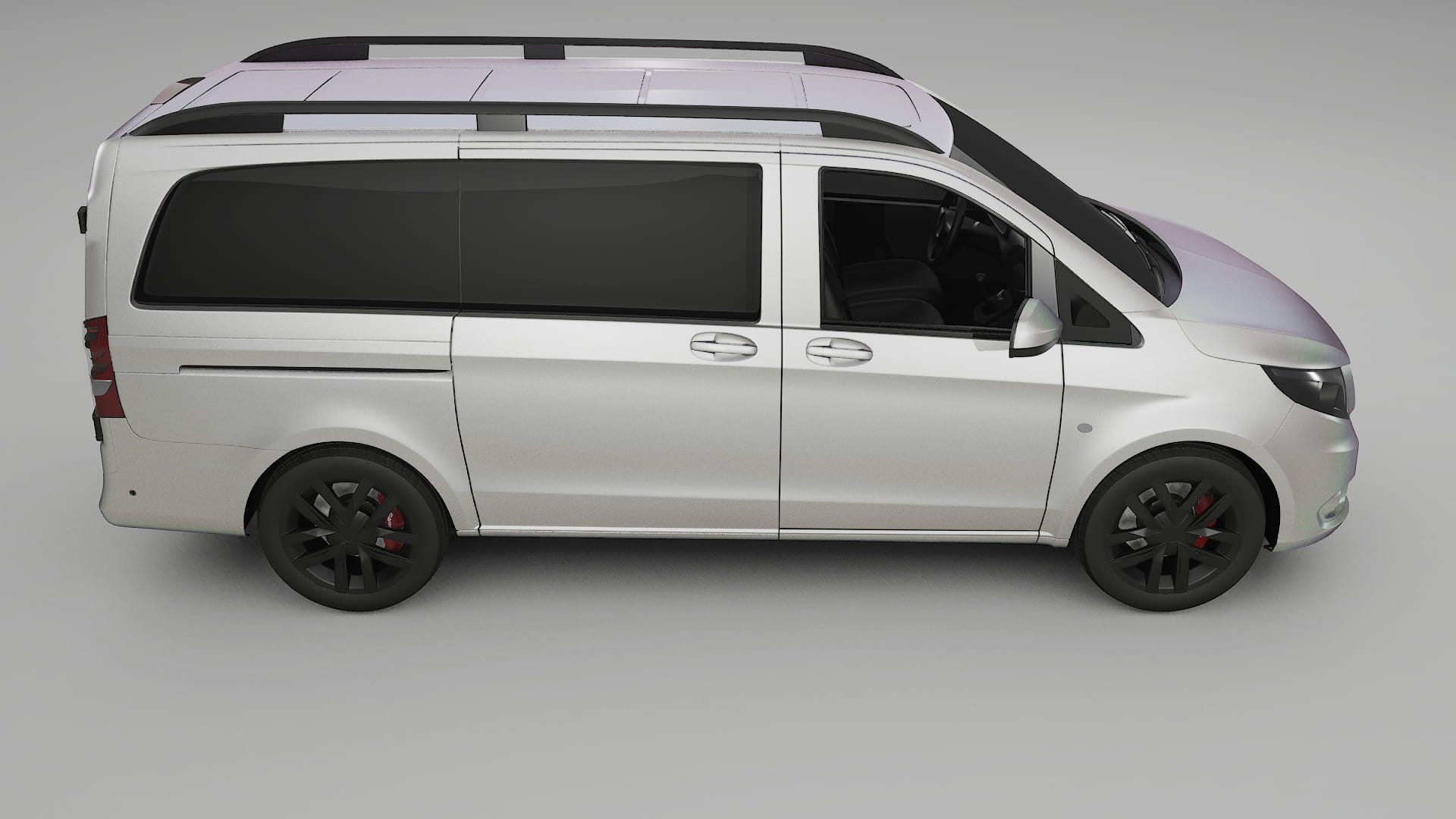 Mercedes Vito Short W447 prefacelift pre LCI TPU Lackskyddsfilm | NEBULA Färgskiftande PPF – Komplett Förskuret Kit