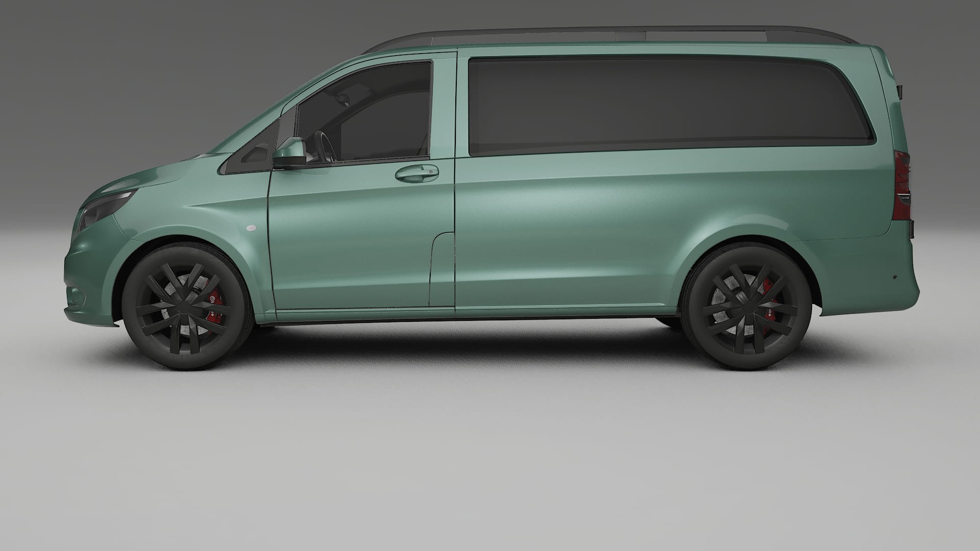 Mercedes Vito Short W447 prefacelift pre LCI TPU Lackskyddsfilm | EVERGREEN Färgskiftande PPF – Komplett Förskuret Kit