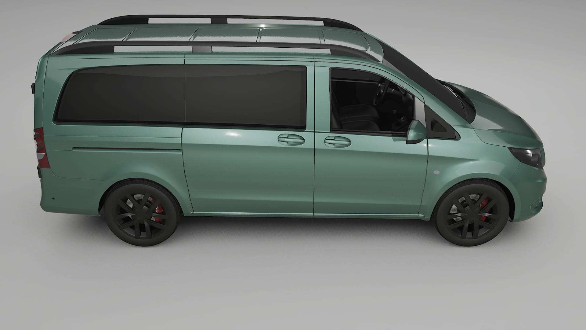 Mercedes Vito Short W447 prefacelift pre LCI TPU Lackskyddsfilm | EVERGREEN Färgskiftande PPF – Komplett Förskuret Kit