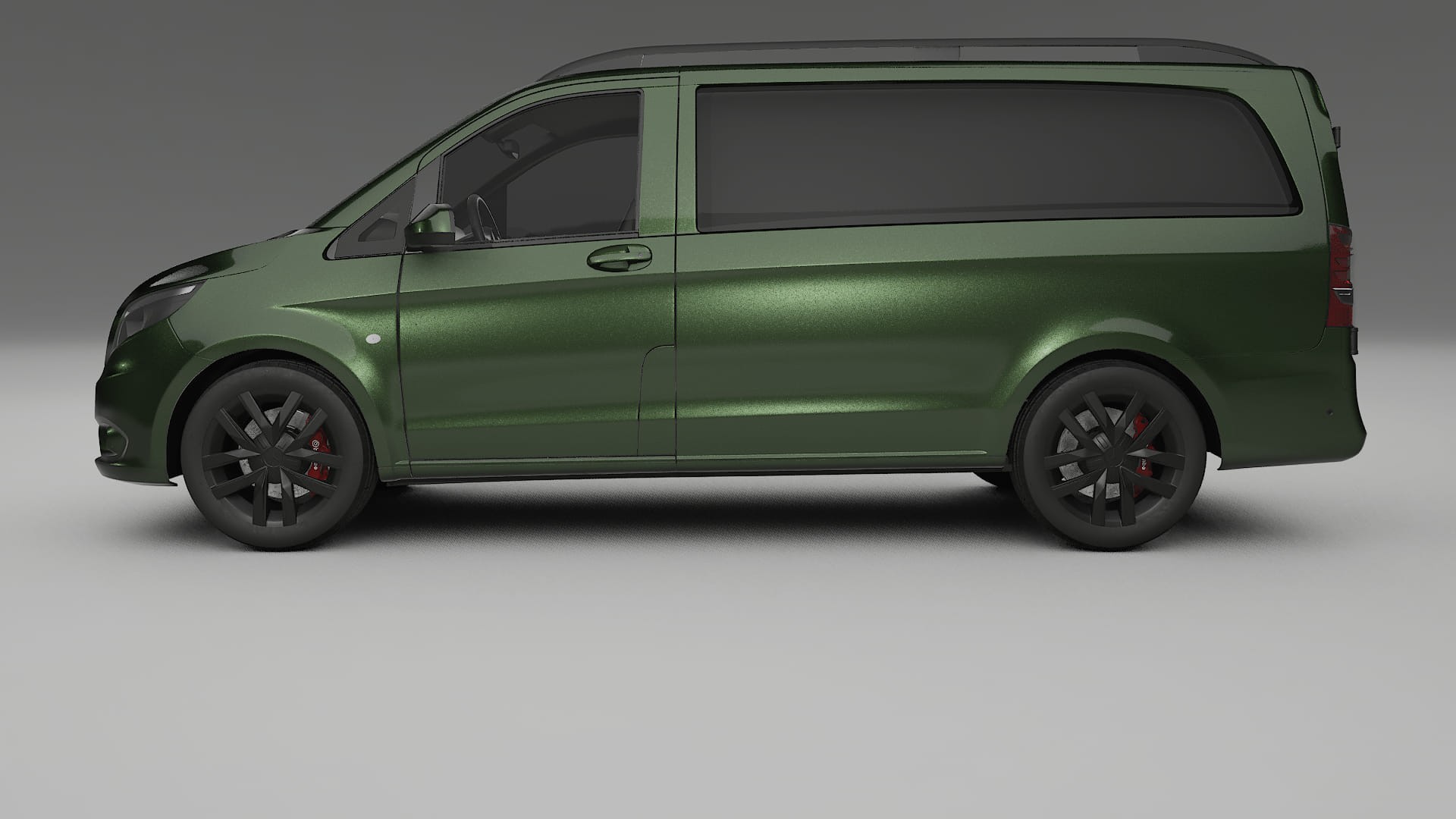 Mercedes Vito Short W447 prefacelift pre LCI TPU Lackskyddsfilm | LAGOON Färgskiftande PPF – Komplett Förskuret Kit