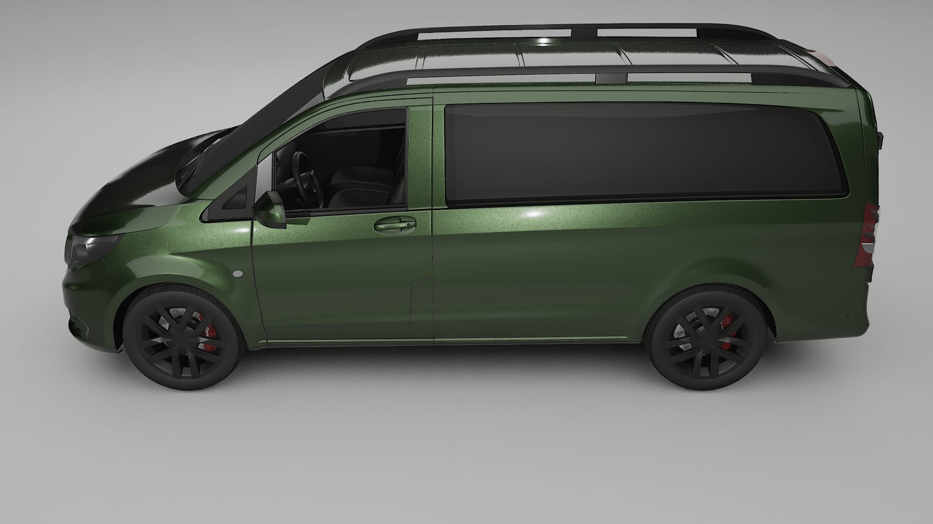 Mercedes Vito Short W447 prefacelift pre LCI TPU Lackskyddsfilm | LAGOON Färgskiftande PPF – Komplett Förskuret Kit