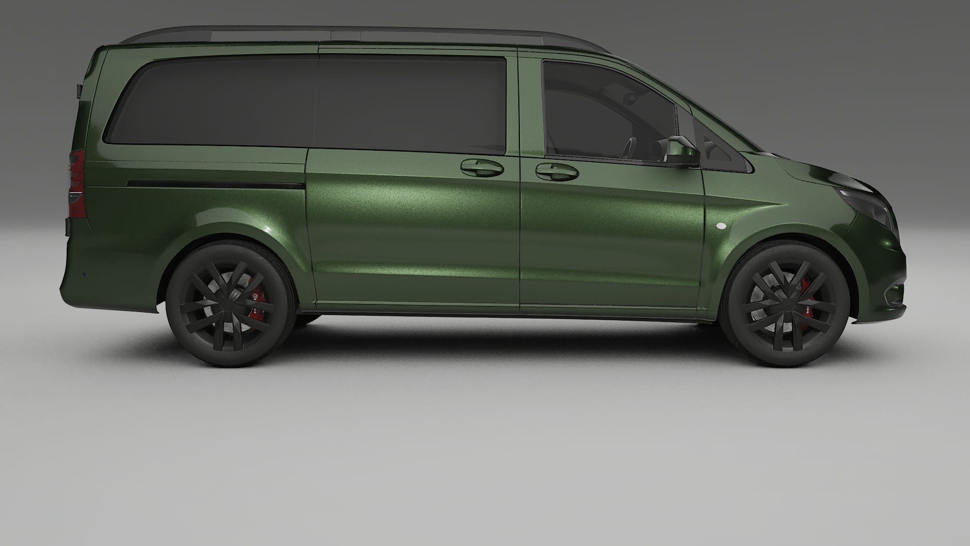 Mercedes Vito Short W447 prefacelift pre LCI TPU Lackskyddsfilm | LAGOON Färgskiftande PPF – Komplett Förskuret Kit