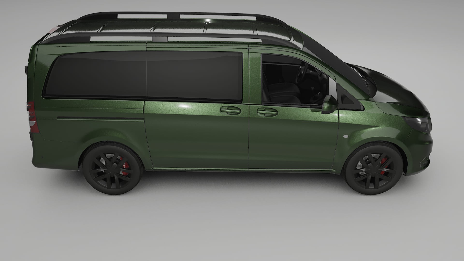 Mercedes Vito Short W447 prefacelift pre LCI TPU Lackskyddsfilm | LAGOON Färgskiftande PPF – Komplett Förskuret Kit