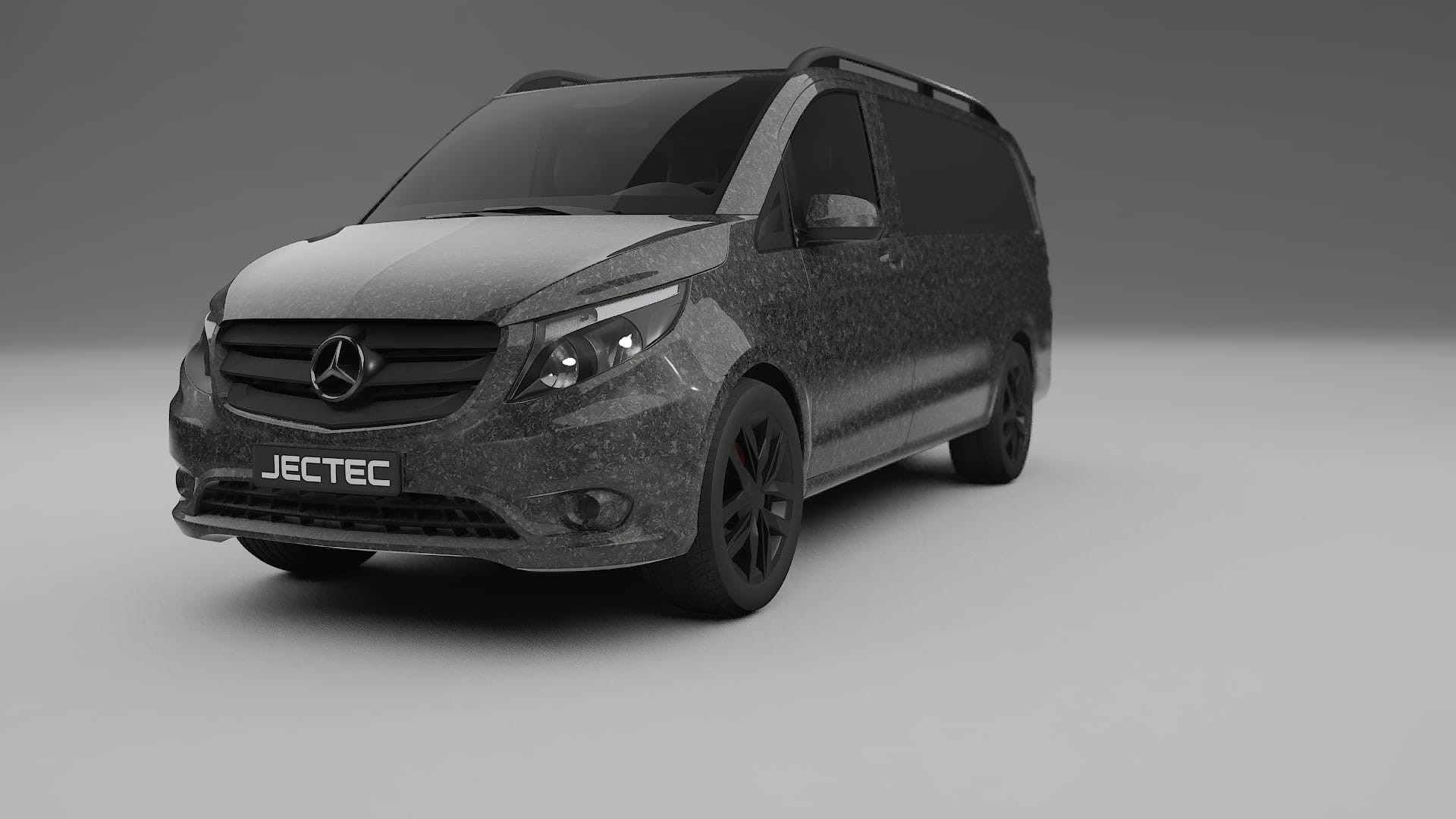 Mercedes Vito Short W447 prefacelift pre LCI TPU Lackskyddsfilm | FORGED S Färgskiftande PPF – Komplett Förskuret Kit