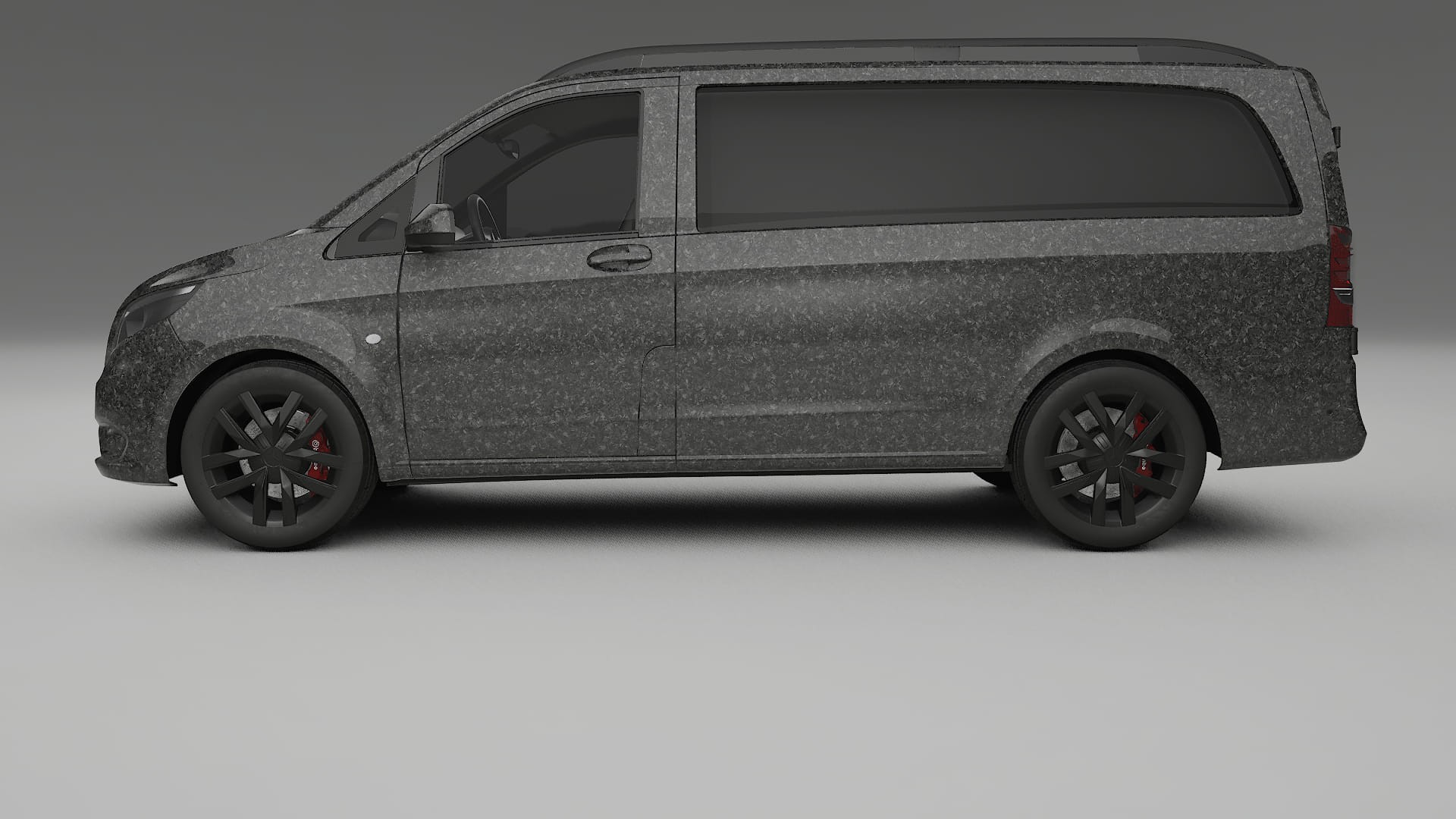 Mercedes Vito Short W447 prefacelift pre LCI TPU Lackskyddsfilm | FORGED S Färgskiftande PPF – Komplett Förskuret Kit