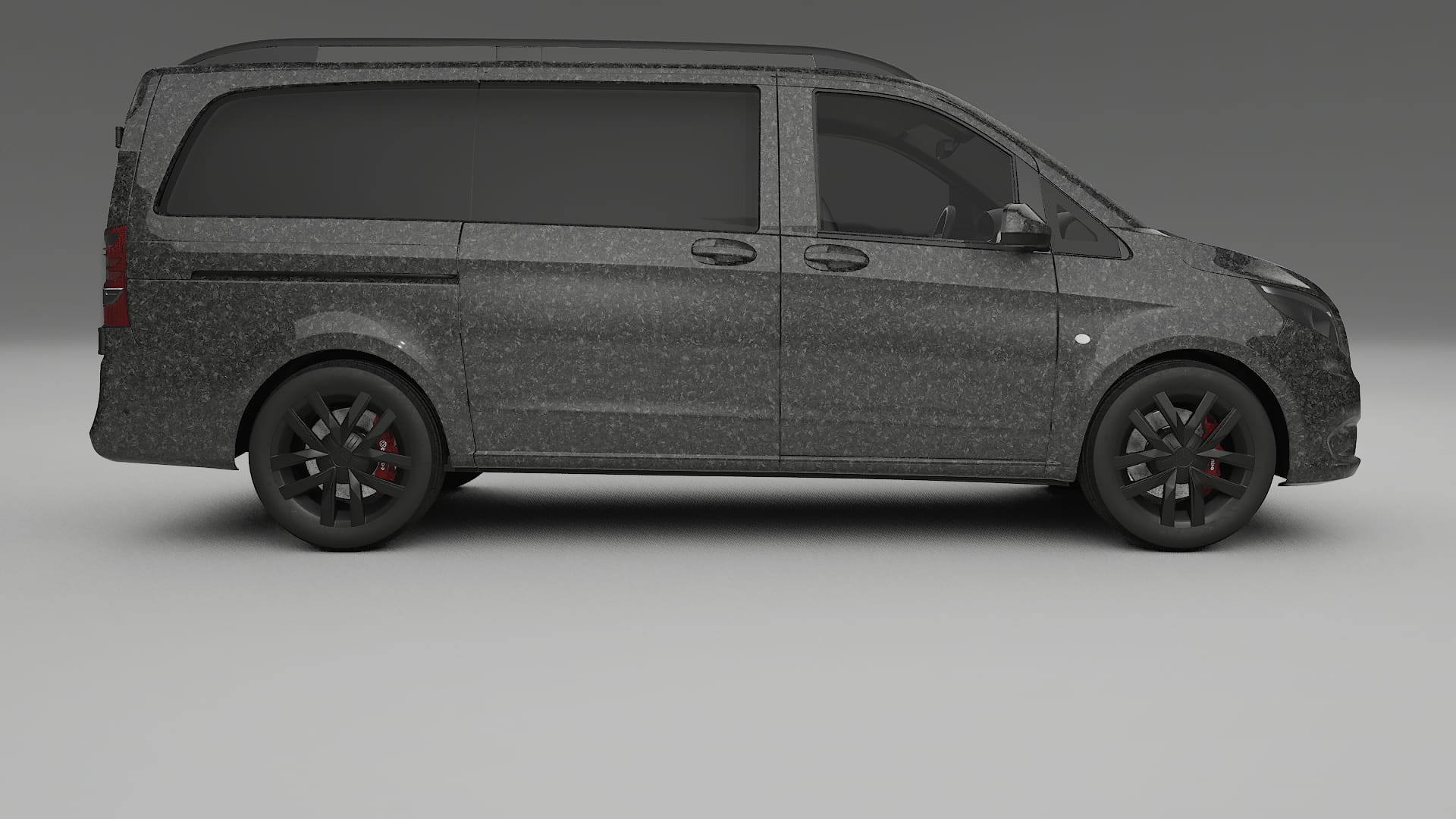 Mercedes Vito Short W447 prefacelift pre LCI TPU Lackskyddsfilm | FORGED S Färgskiftande PPF – Komplett Förskuret Kit