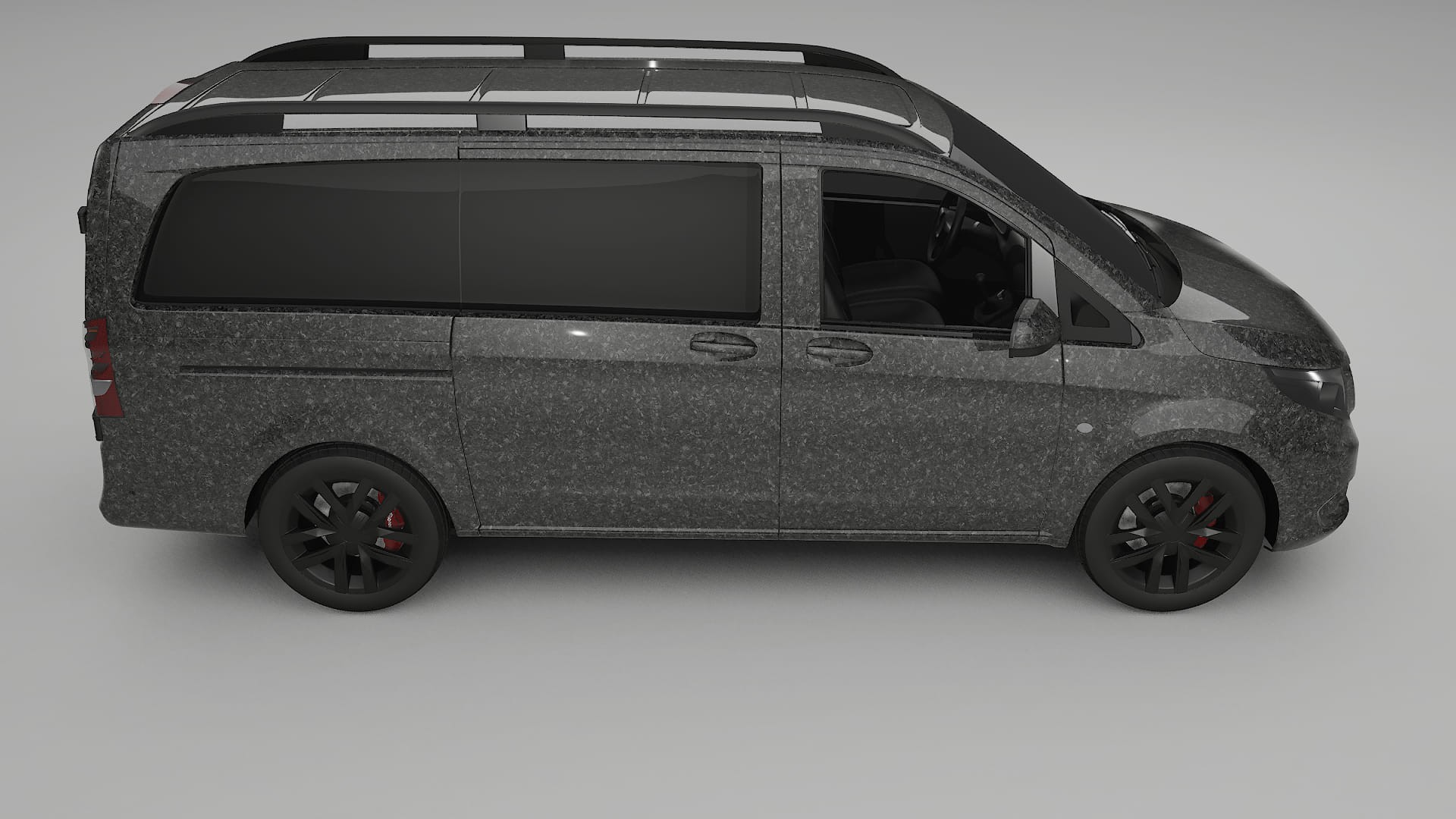Mercedes Vito Short W447 prefacelift pre LCI TPU Lackskyddsfilm | FORGED S Färgskiftande PPF – Komplett Förskuret Kit