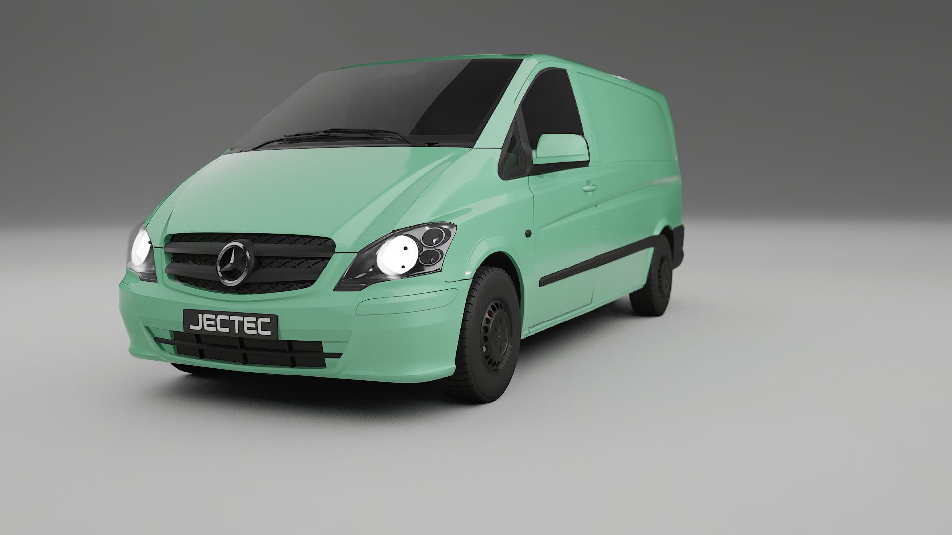 Mercedes Vito Short W639 facelift LCI TPU Lackskyddsfilm | DUSTY Färgskiftande PPF – Komplett Förskuret Kit
