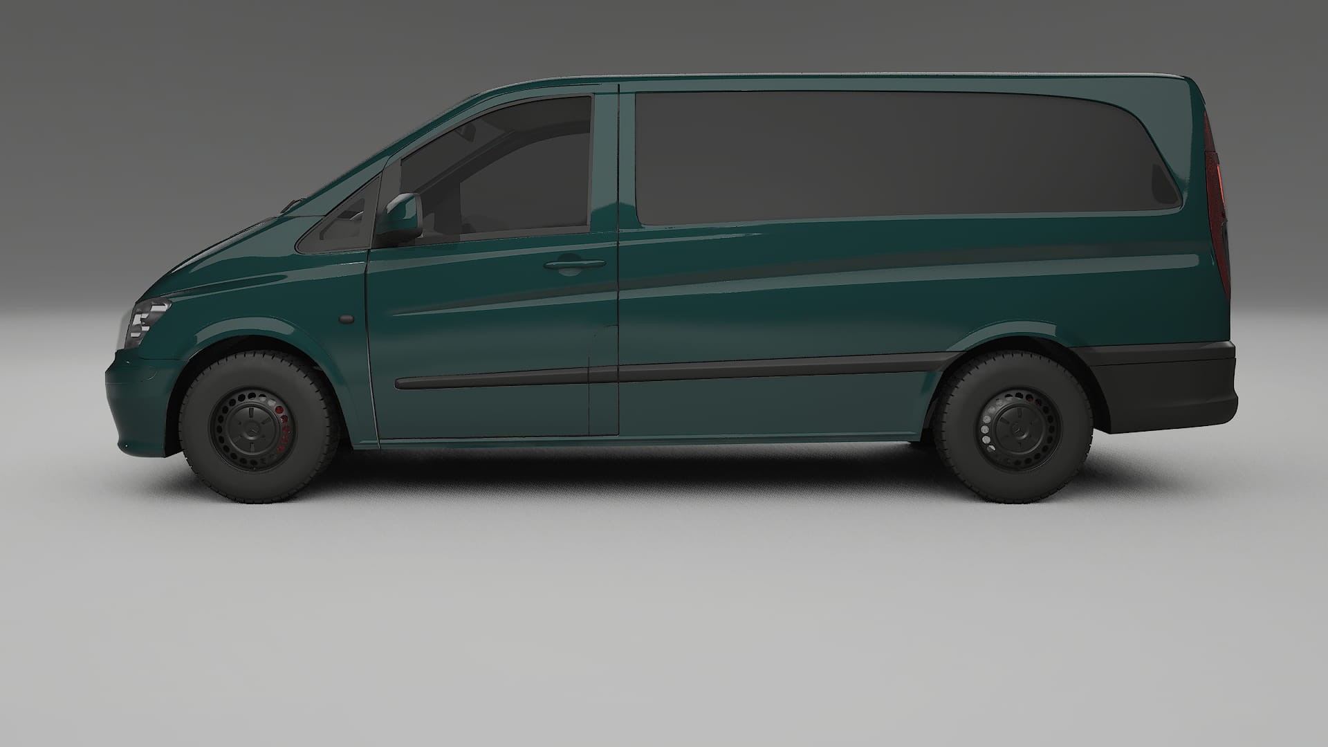 Mercedes Vito Short W639 facelift LCI TPU Lackskyddsfilm | INFERNO Färgskiftande PPF – Komplett Förskuret Kit