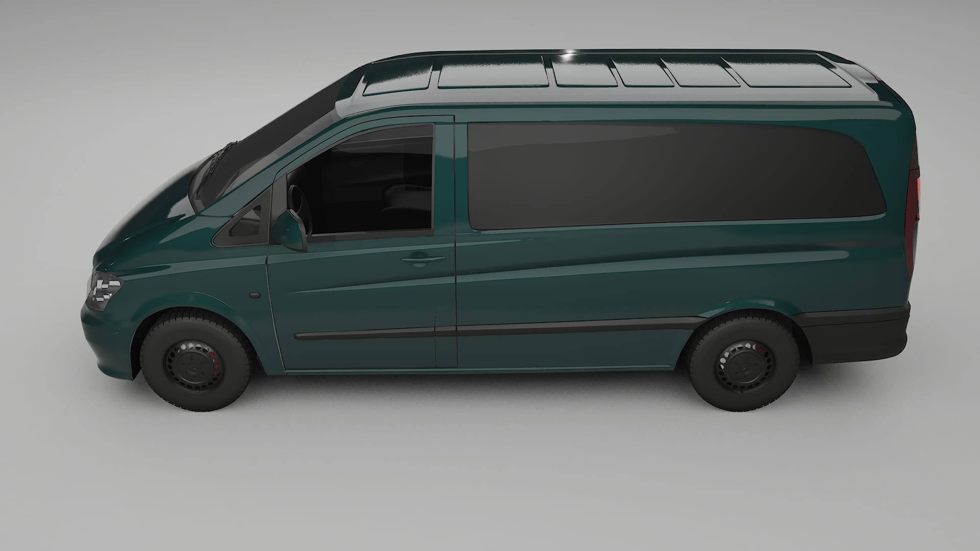 Mercedes Vito Short W639 facelift LCI TPU Lackskyddsfilm | INFERNO Färgskiftande PPF – Komplett Förskuret Kit