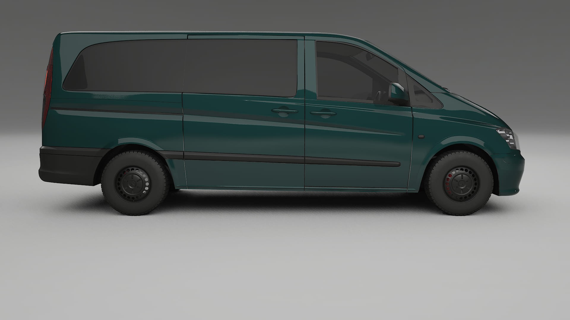 Mercedes Vito Short W639 facelift LCI TPU Lackskyddsfilm | INFERNO Färgskiftande PPF – Komplett Förskuret Kit