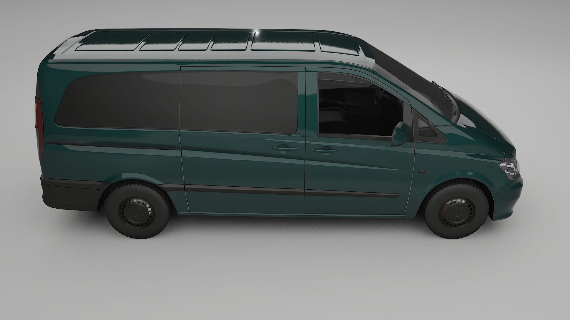Mercedes Vito Short W639 facelift LCI TPU Lackskyddsfilm | INFERNO Färgskiftande PPF – Komplett Förskuret Kit
