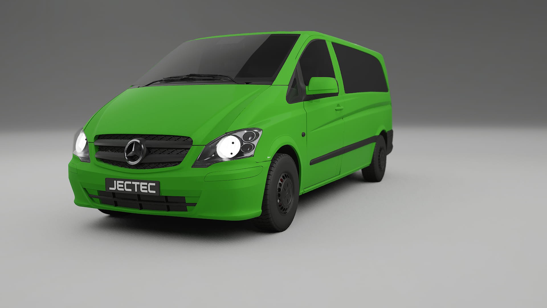 Mercedes Vito Short W639 facelift LCI TPU Lackskyddsfilm | VENOM Färgskiftande PPF – Komplett Förskuret Kit