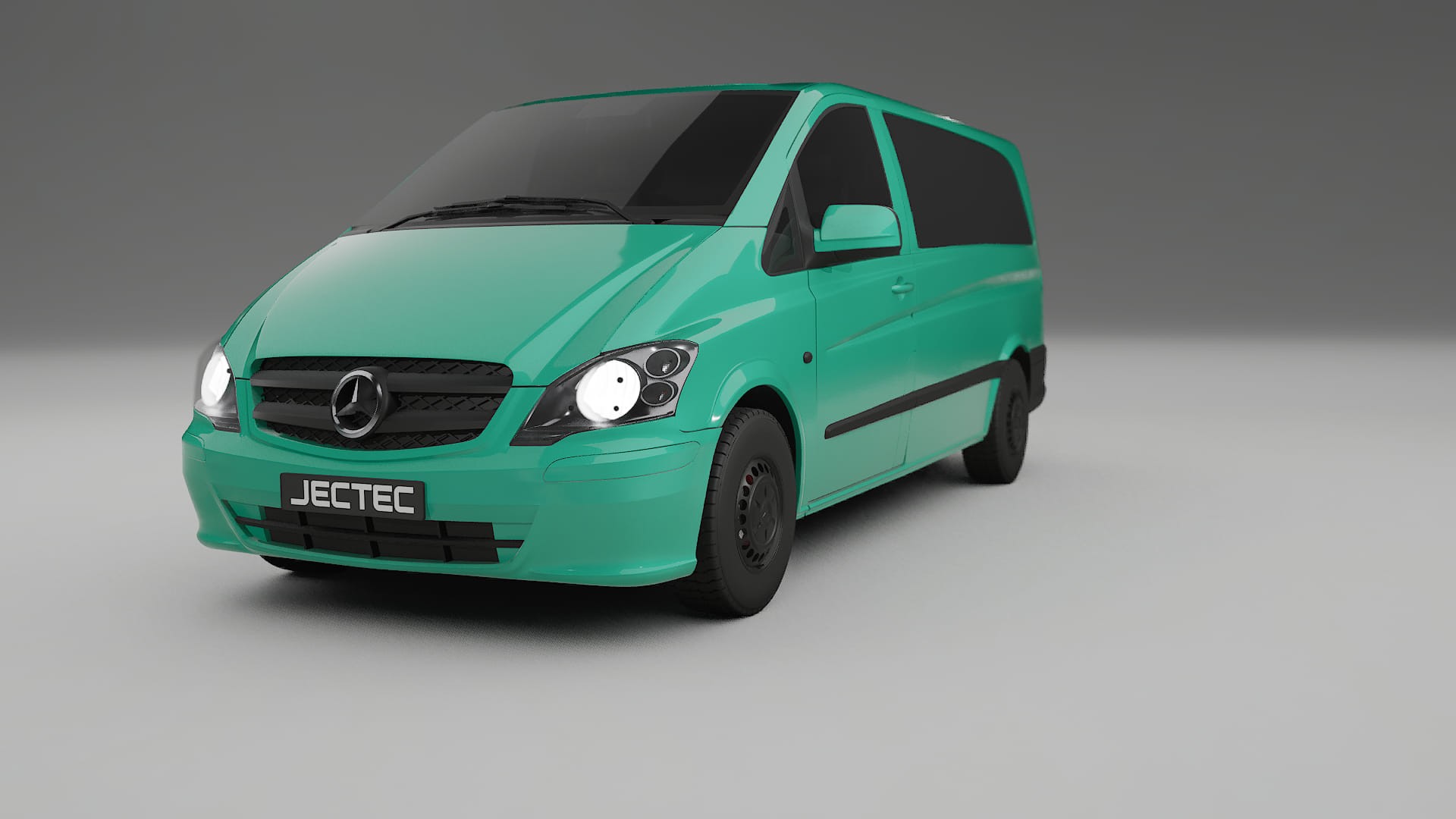 Mercedes Vito Short W639 facelift LCI TPU Lackskyddsfilm | JEWEL Färgskiftande PPF – Komplett Förskuret Kit