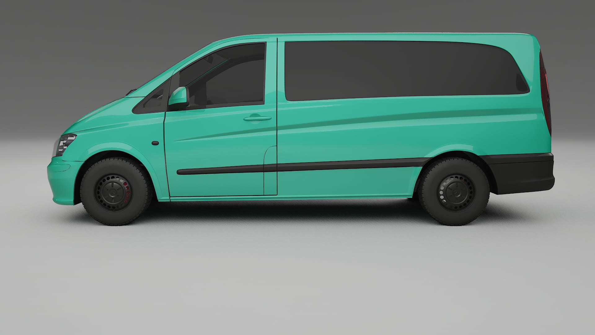 Mercedes Vito Short W639 facelift LCI TPU Lackskyddsfilm | JEWEL Färgskiftande PPF – Komplett Förskuret Kit