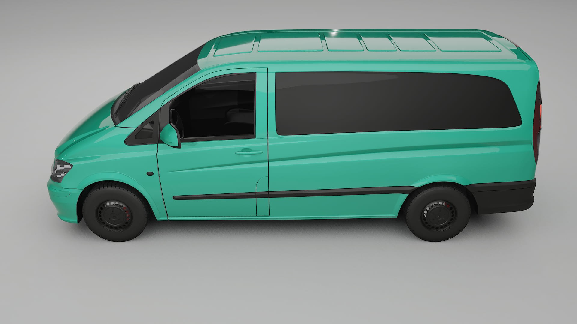 Mercedes Vito Short W639 facelift LCI TPU Lackskyddsfilm | JEWEL Färgskiftande PPF – Komplett Förskuret Kit