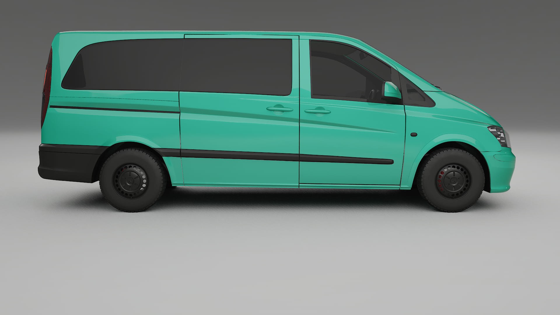 Mercedes Vito Short W639 facelift LCI TPU Lackskyddsfilm | JEWEL Färgskiftande PPF – Komplett Förskuret Kit