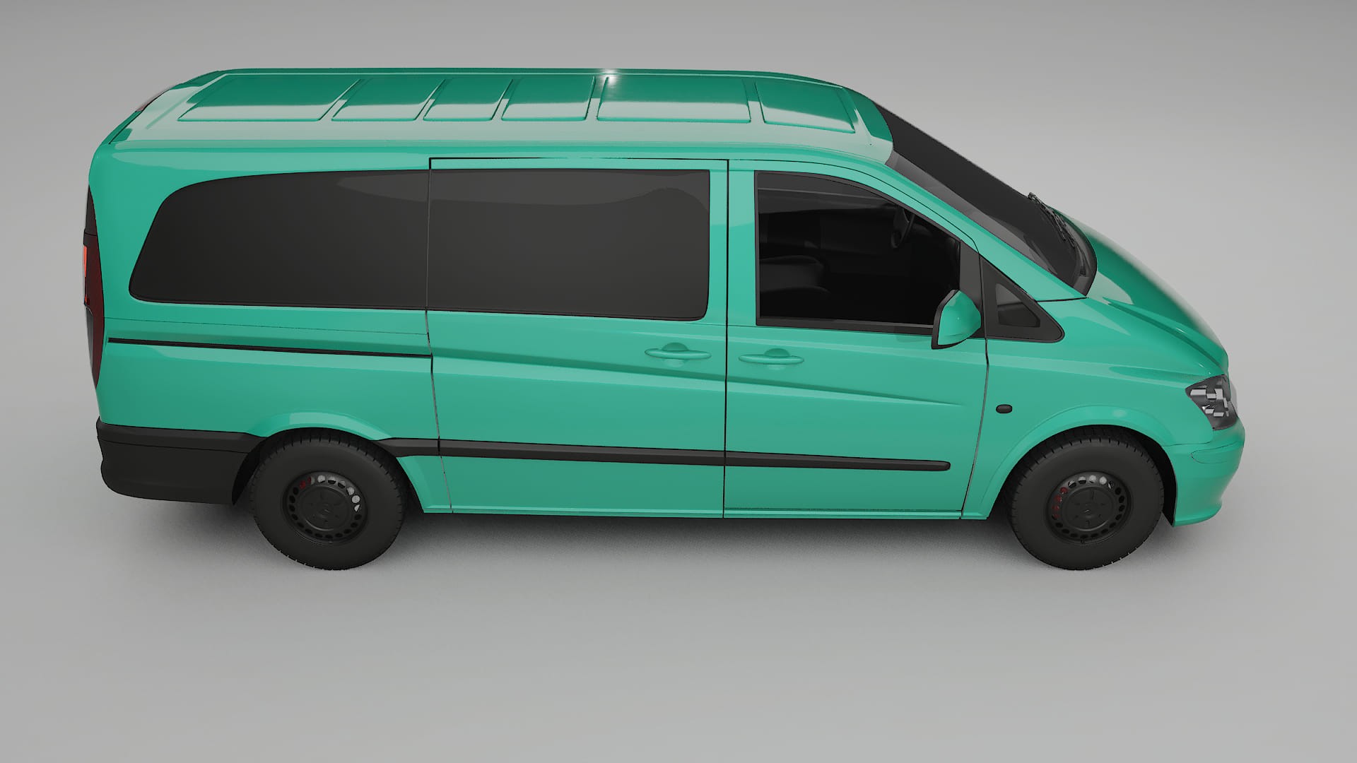 Mercedes Vito Short W639 facelift LCI TPU Lackskyddsfilm | JEWEL Färgskiftande PPF – Komplett Förskuret Kit