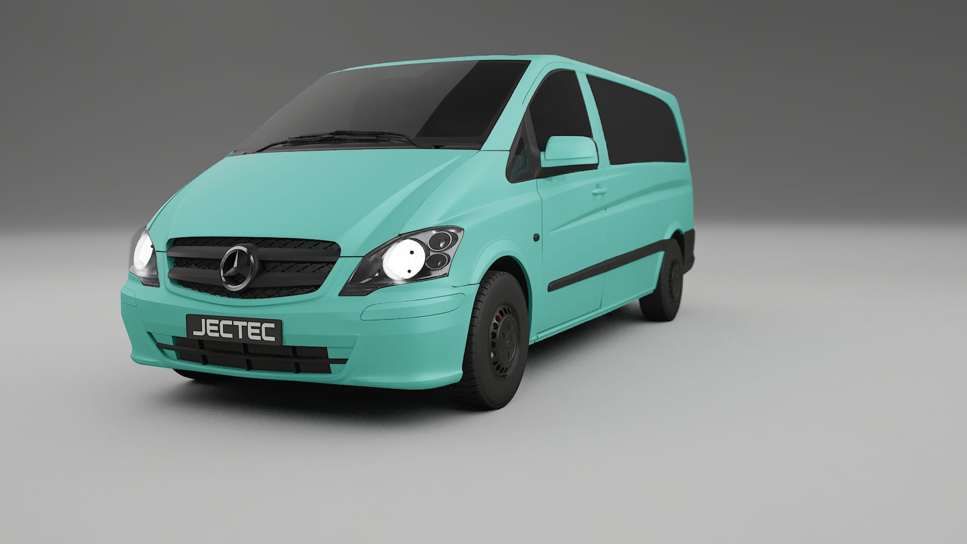 Mercedes Vito Short W639 facelift LCI TPU Lackskyddsfilm | FROST Färgskiftande PPF – Komplett Förskuret Kit