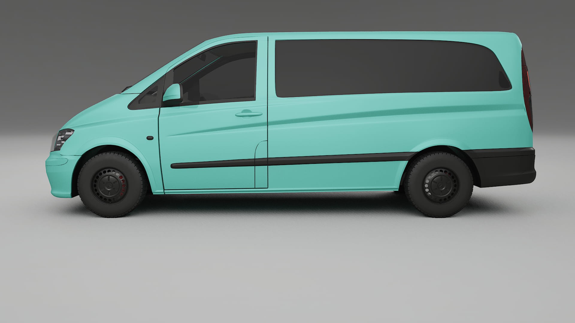 Mercedes Vito Short W639 facelift LCI TPU Lackskyddsfilm | FROST Färgskiftande PPF – Komplett Förskuret Kit