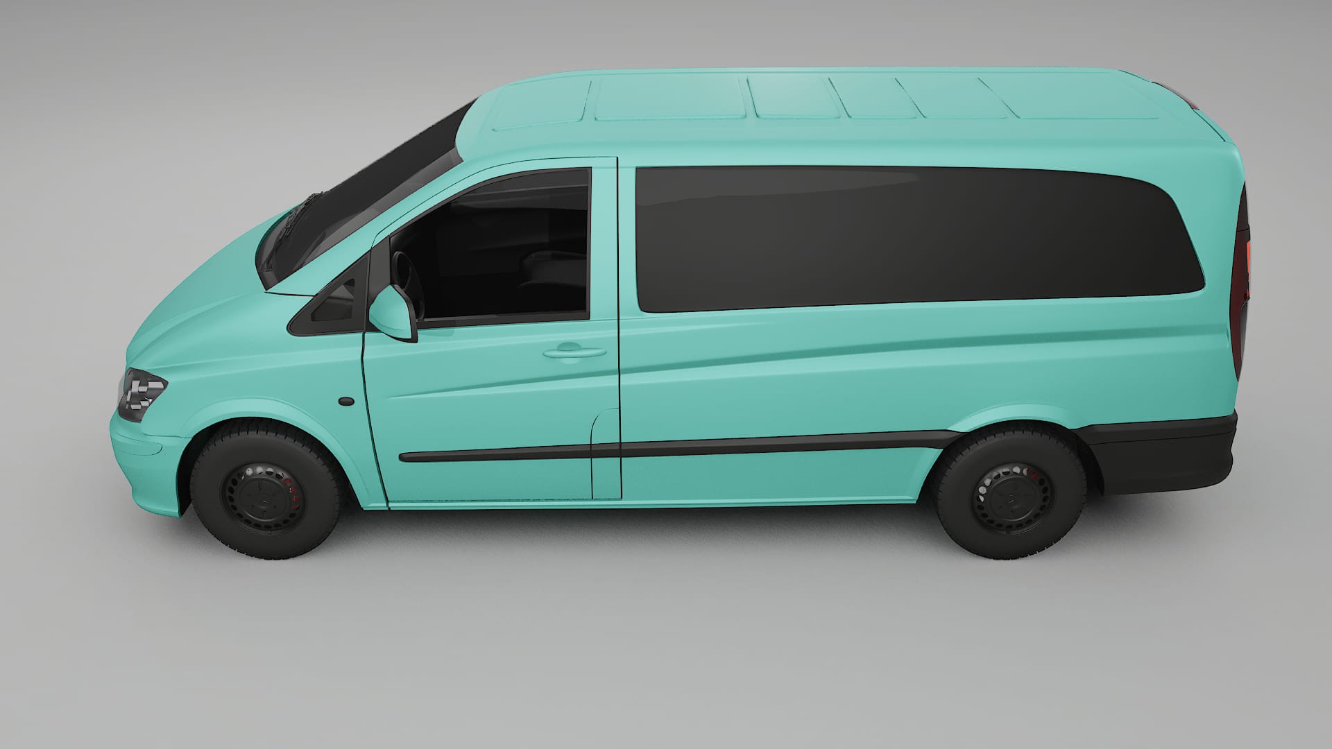 Mercedes Vito Short W639 facelift LCI TPU Lackskyddsfilm | FROST Färgskiftande PPF – Komplett Förskuret Kit