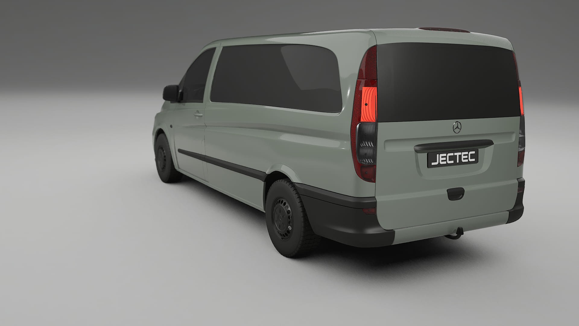 Mercedes Vito Short W639 facelift LCI TPU Lackskyddsfilm | SLATE Färgskiftande PPF – Komplett Förskuret Kit