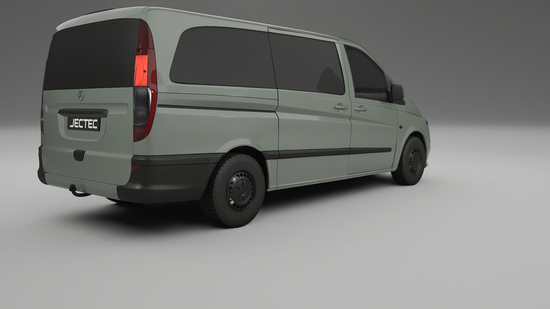 Mercedes Vito Short W639 facelift LCI TPU Lackskyddsfilm | SLATE Färgskiftande PPF – Komplett Förskuret Kit